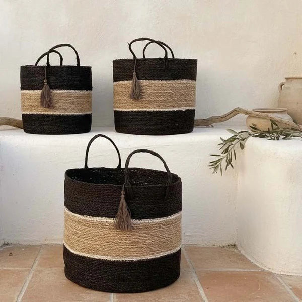 Seagrass Basket with Tassel