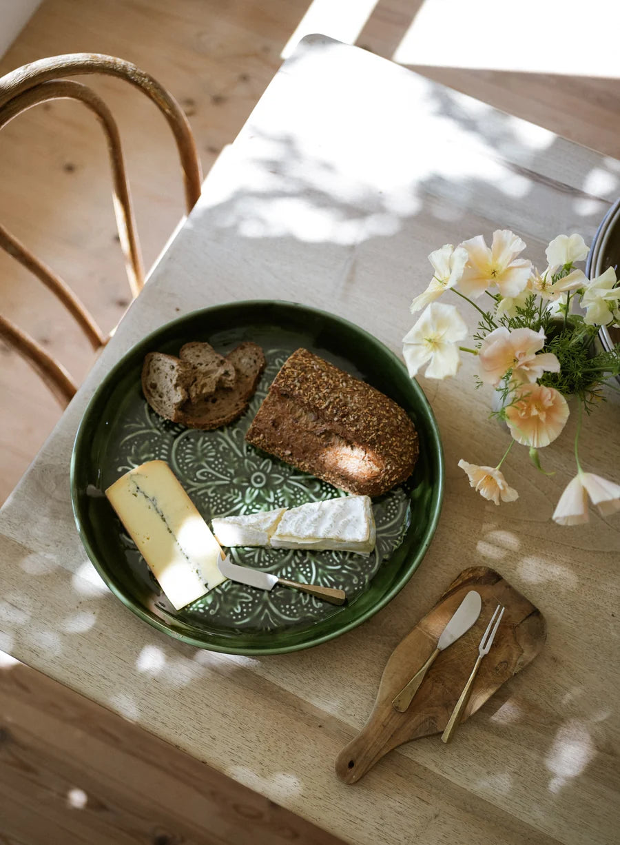 Cheese & Pickle Set | Brass-Finish Serving Knives