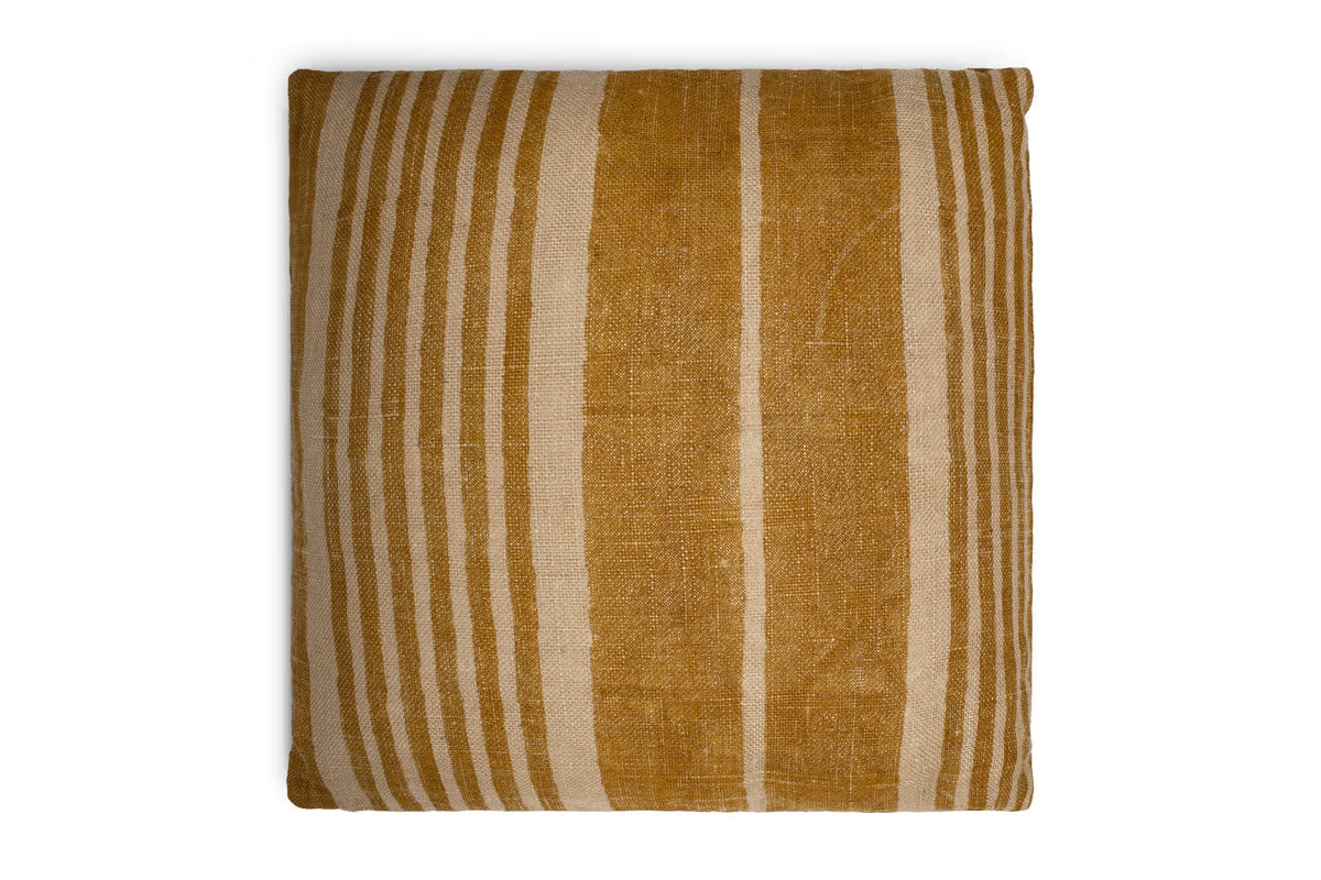 Nkuku Eesha Jute Cushion – Ochre