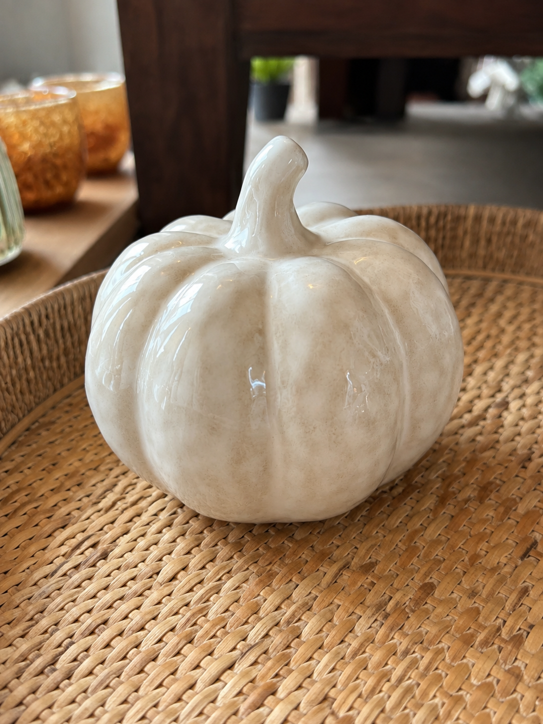 Ceramic Pumpkin | Small | Neutral