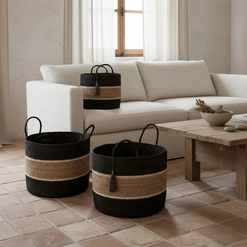 Seagrass Basket with Tassel
