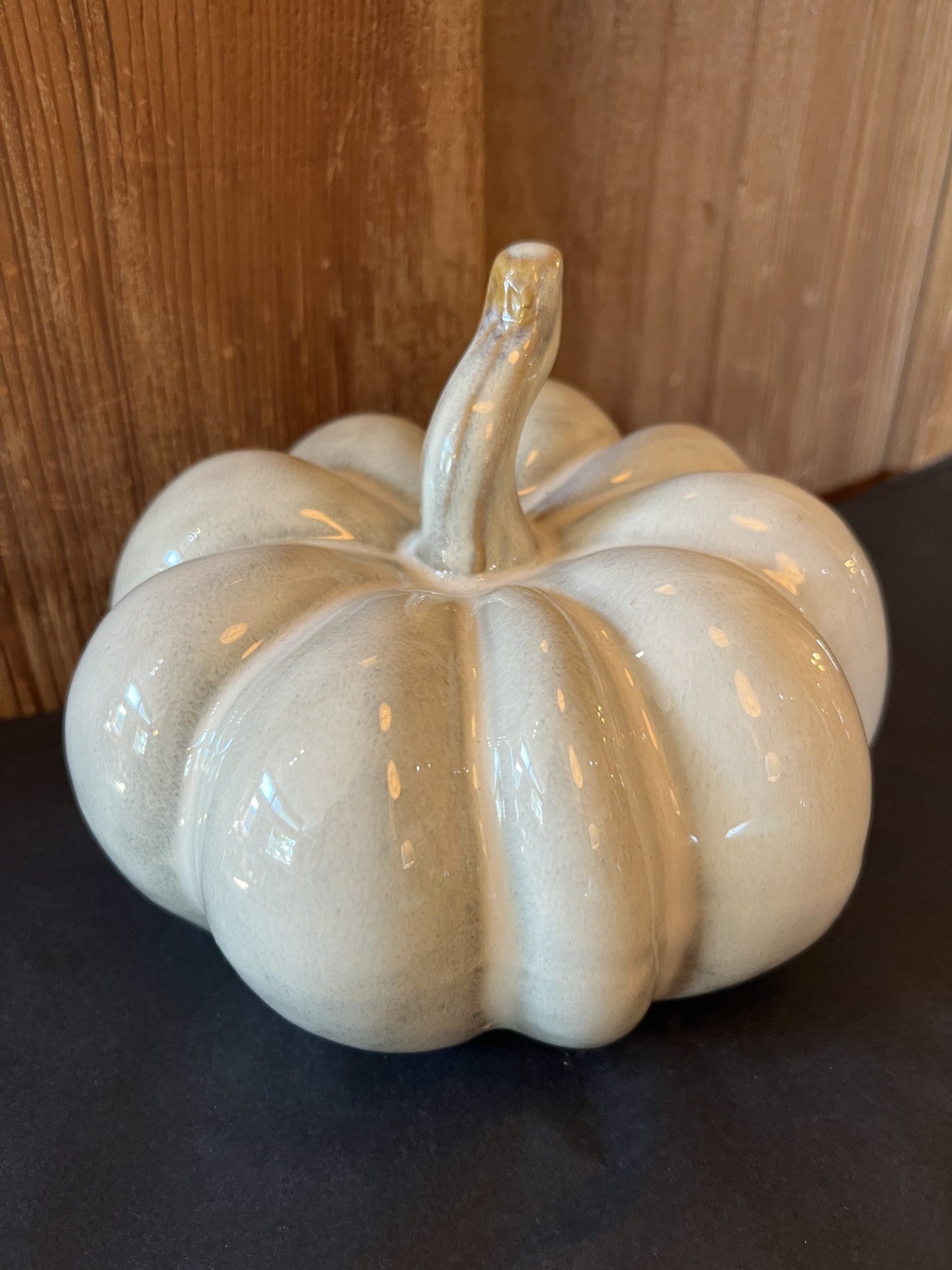 Ceramic Pumpkin | Wide | Neutral