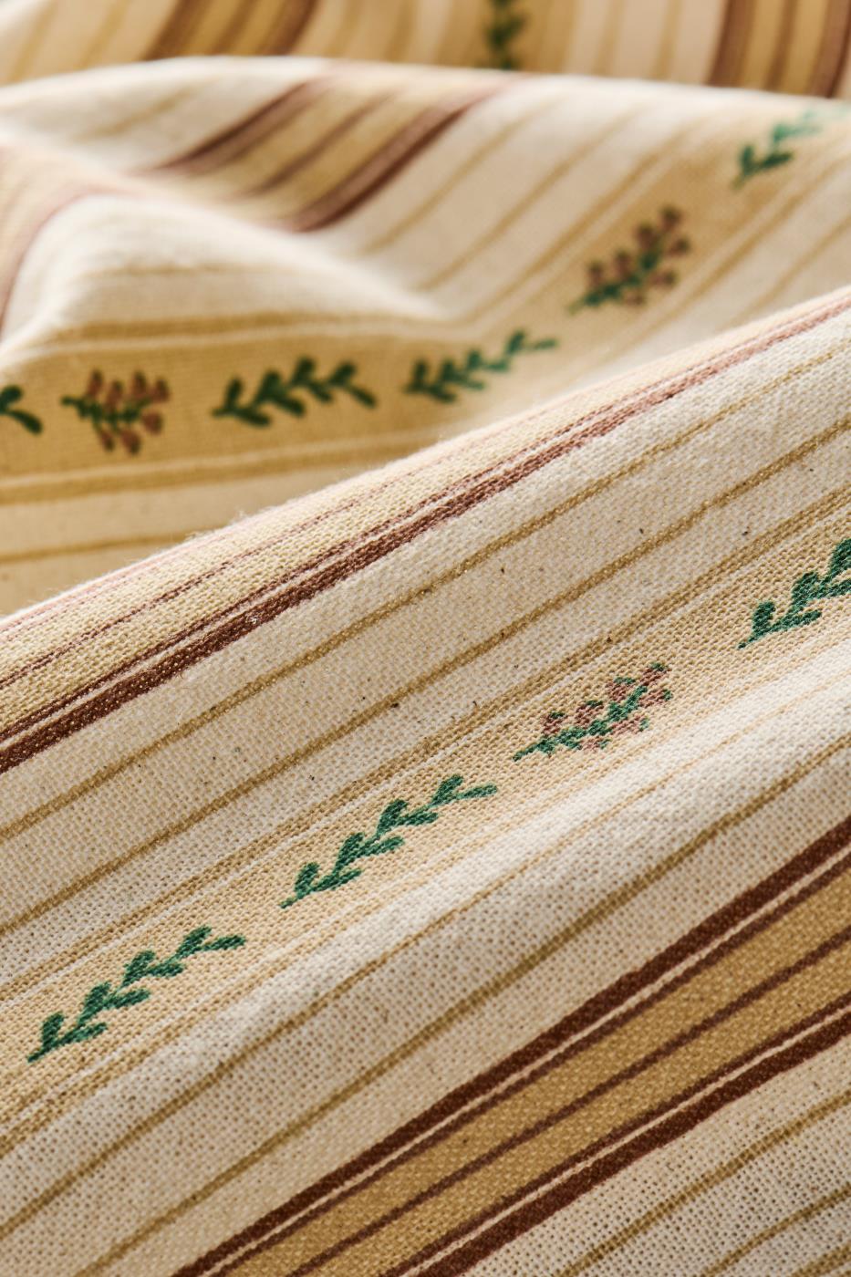 Natural Stripe Tea Towel