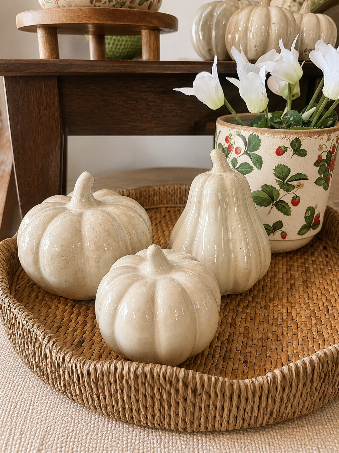Ceramic Pumpkin | Large | Neutral