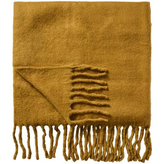 Mustard Throw with Fringe