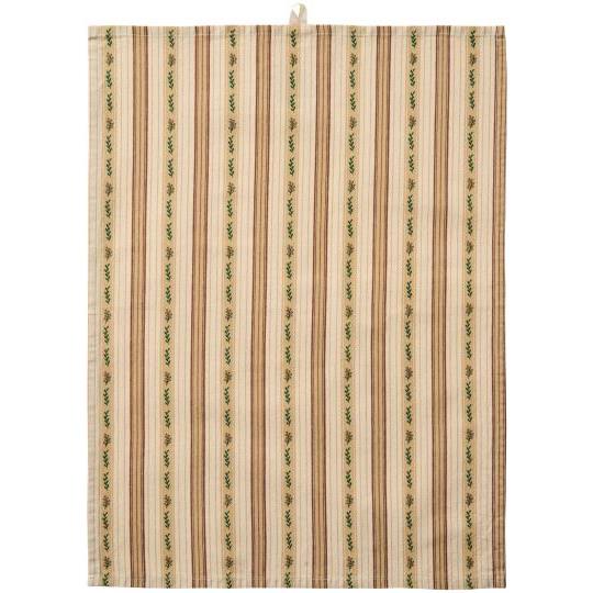Natural Stripe Tea Towel