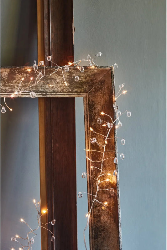 Crystal Cluster LED Lights - Battery Powered