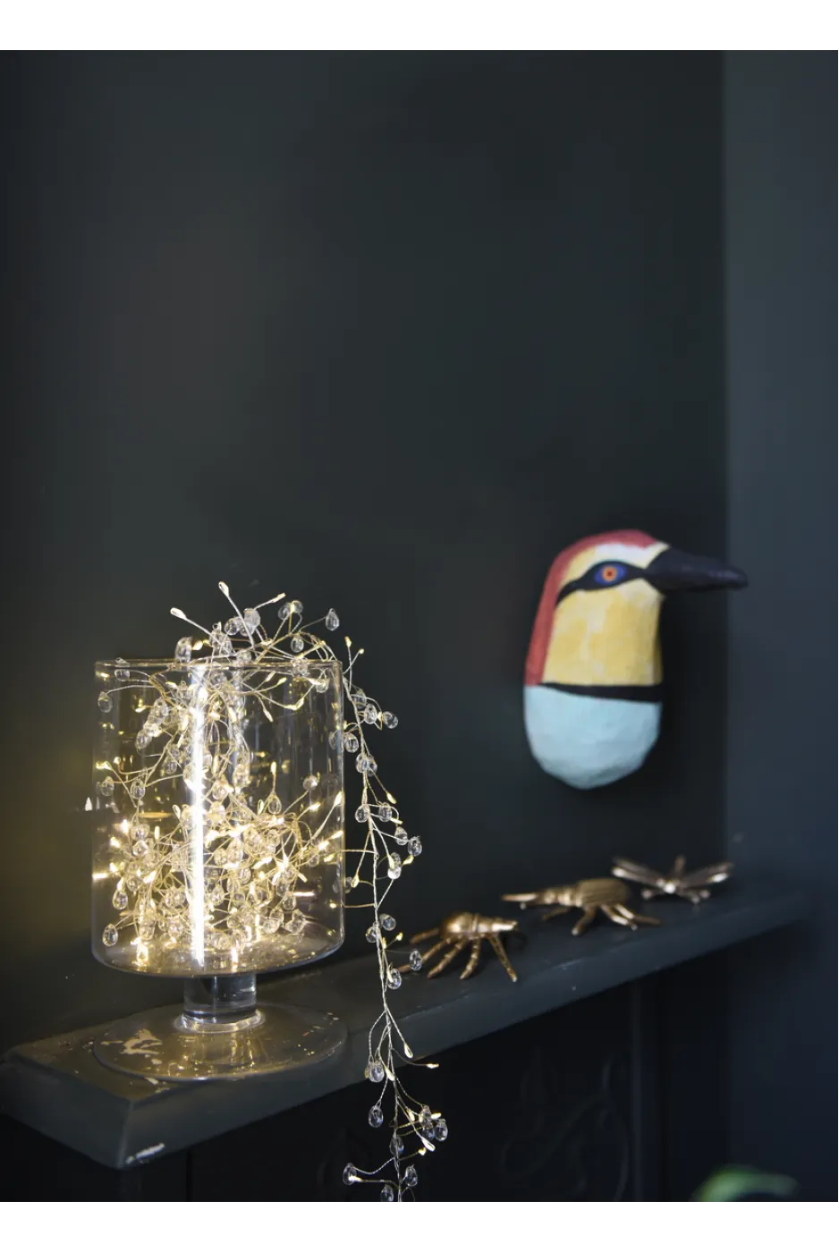 Crystal Cluster LED Lights - Battery Powered