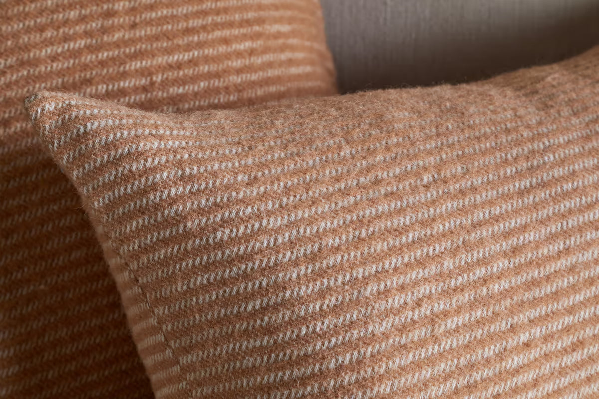 Nkuku Iiaa Wool Cushion – Sand