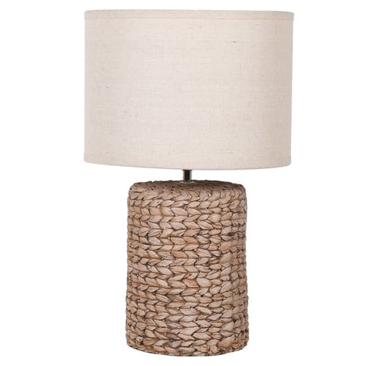 Rope Effect Table Lamp with Shade