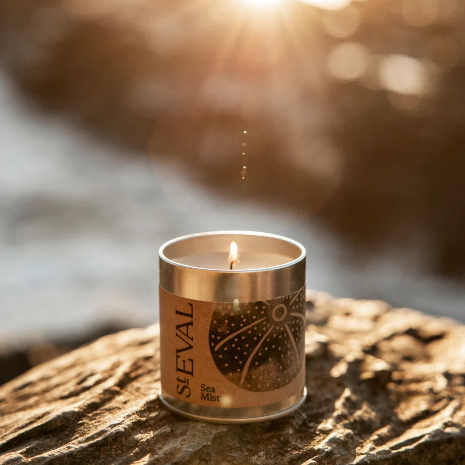 St Eval Tin Candle – Sea Mist