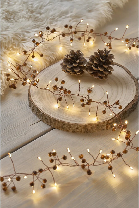 Woodland Berry LED Lights - Battery Powered