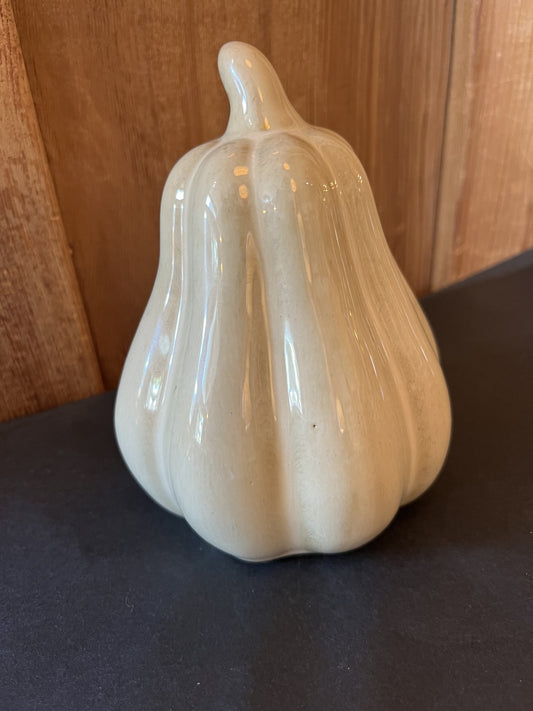 Ceramic Pumpkin | Tall | Neutral